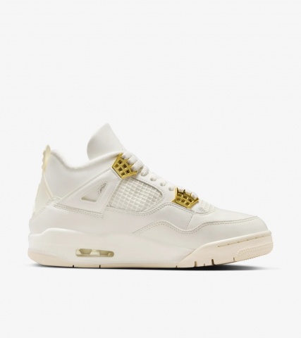 Air Jordan 4 White & Gold