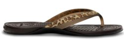 Adrina Leopard Print Flip-flop 